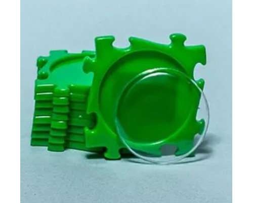  Акриловый магнит «ПАЗЛ» d-54 мм зеленый