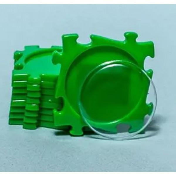  Акриловый магнит «ПАЗЛ» d-54 мм зеленый